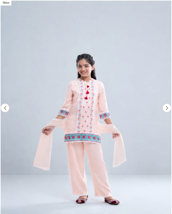 Princess Ethnic Partywear Set (6-8 Years)